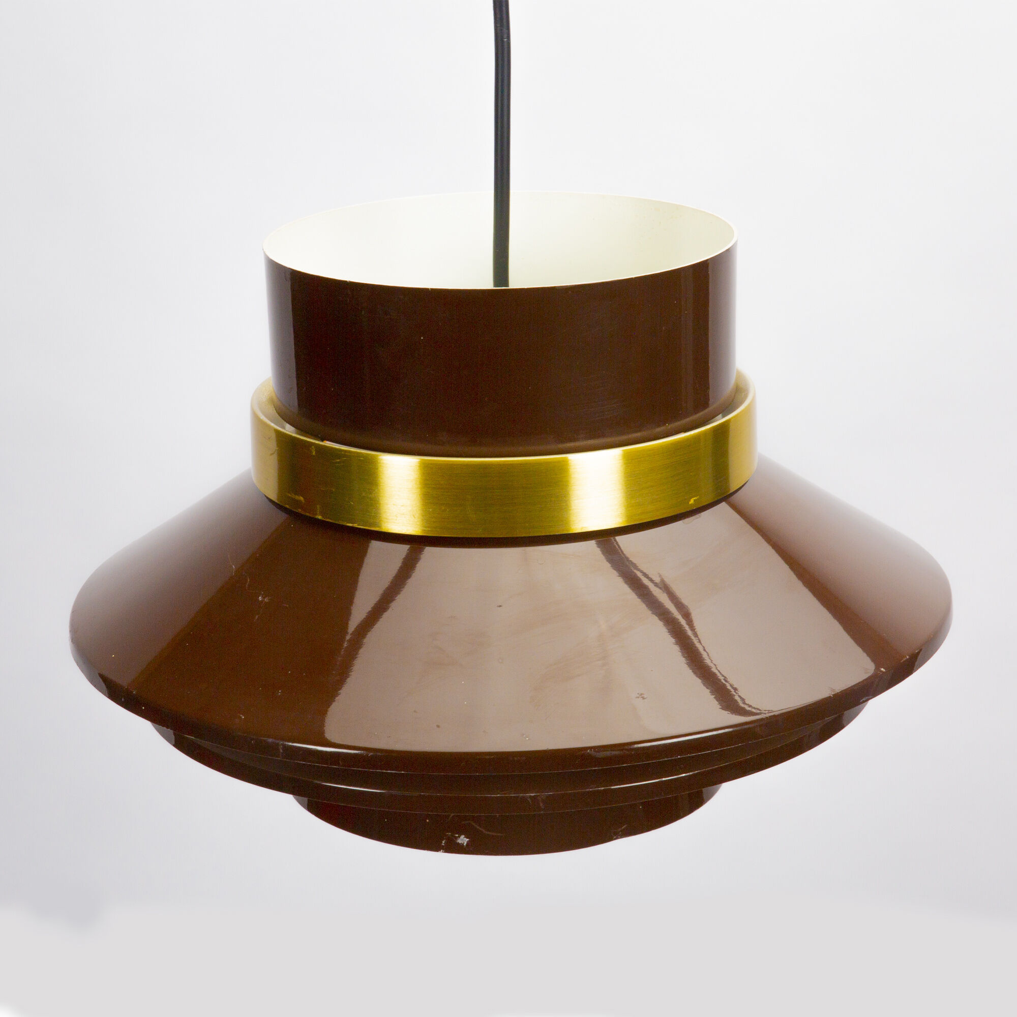 Brown Carl Thore for Granhaga Metalindustri Pendant Lamp
