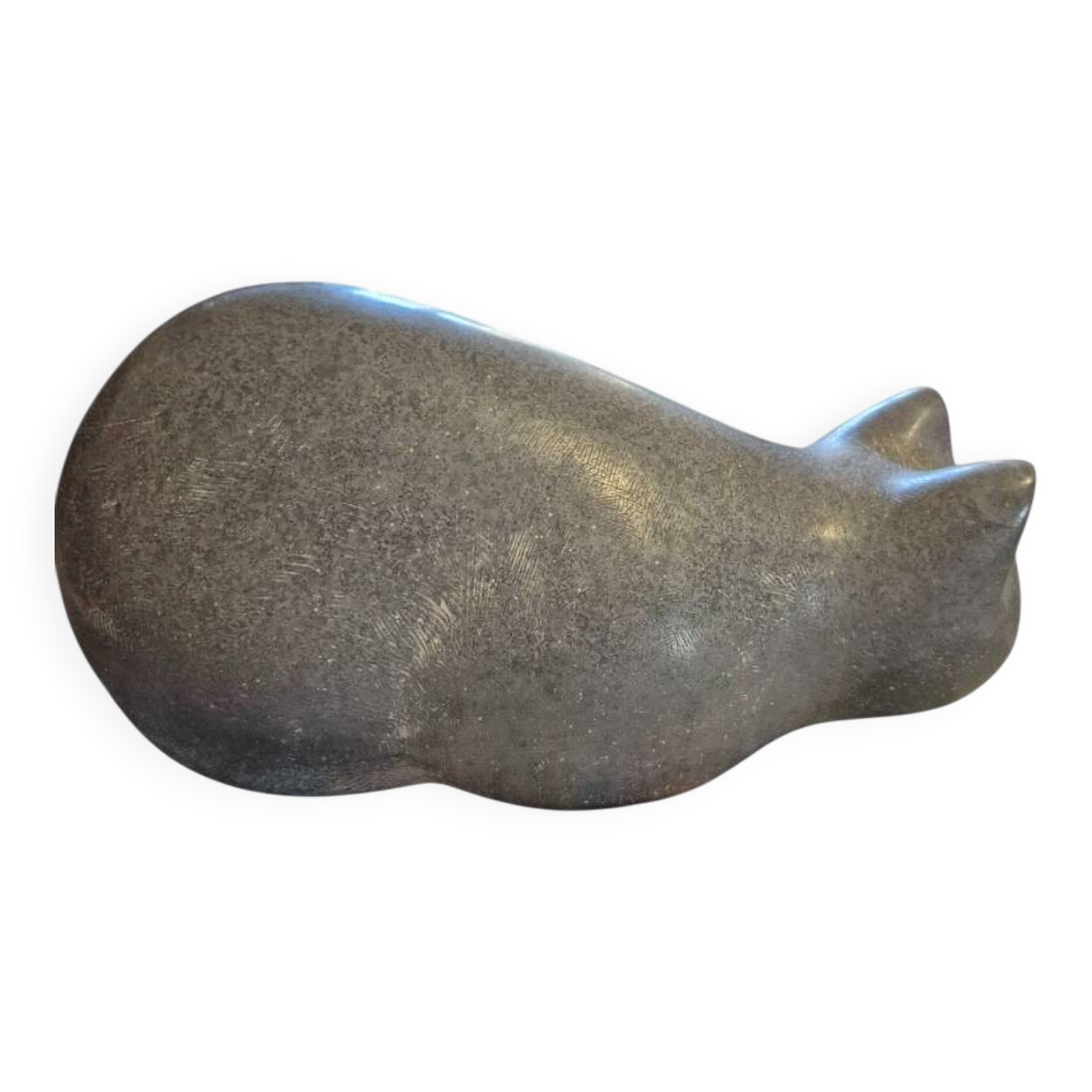 Stone sculpture of a cat Islay Grimes