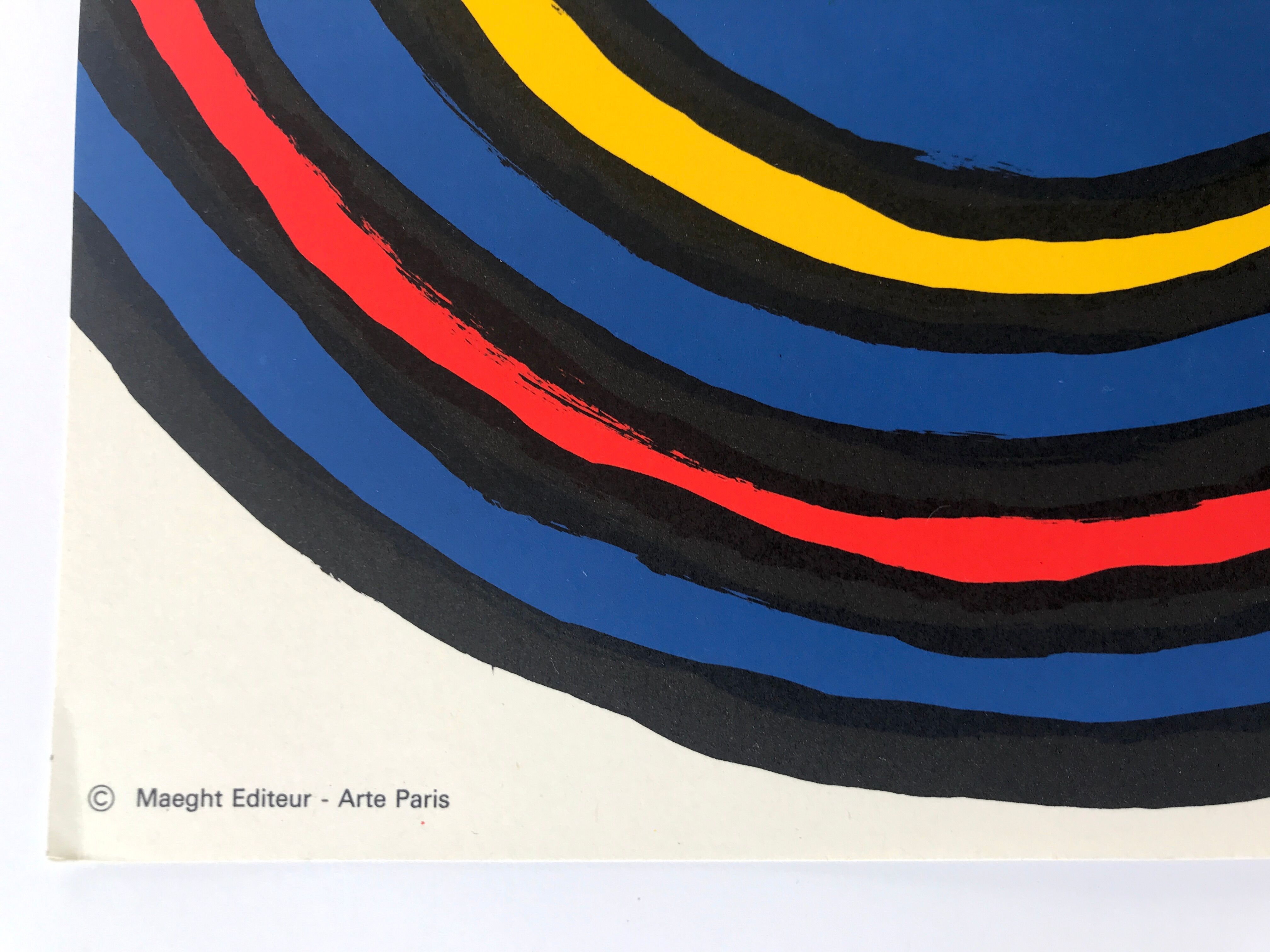 Original lithograph poster by Alexander CALDER, Galerie Maeght, 1973