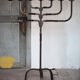 Large wrought iron candlestick, candle holder, candle, Menorah, brutalis