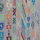 Multicolored ethnic carpet 130x207cm