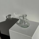 Mini round glass carafe D9 H14.5