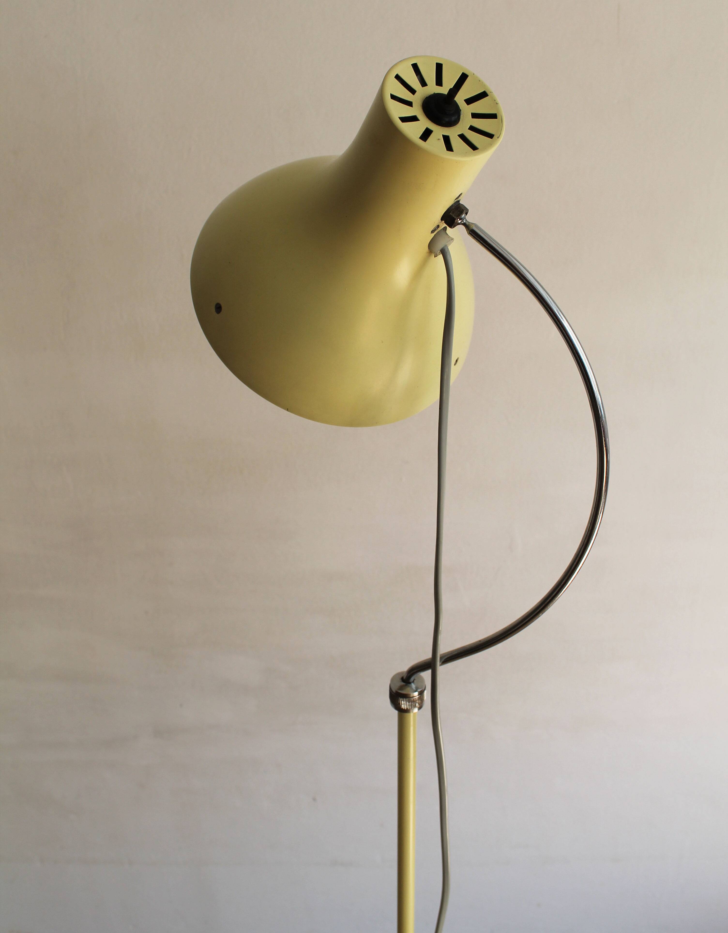 1960's Mid Century Floor Lamp by Josef Hurka