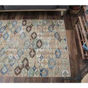 1970s Turkish Handwoven Wool Runner Rug 110x206