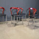 Vintage Lotus chairs by Hartmut Lohmeyer for Kusch & Co., 1970s, set of 6