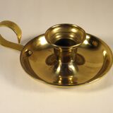 Gilded brass candlestick