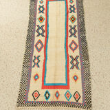 Vintage azilal, berber rug, 123 x 295