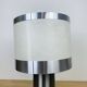 Reggiani cylinder lamp brushed metal 70s