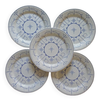 Grande assiette plate Copenhague Boch