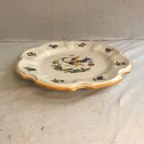 Old plate moustiers ceramics