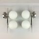 Double globe opalin sconces 1960