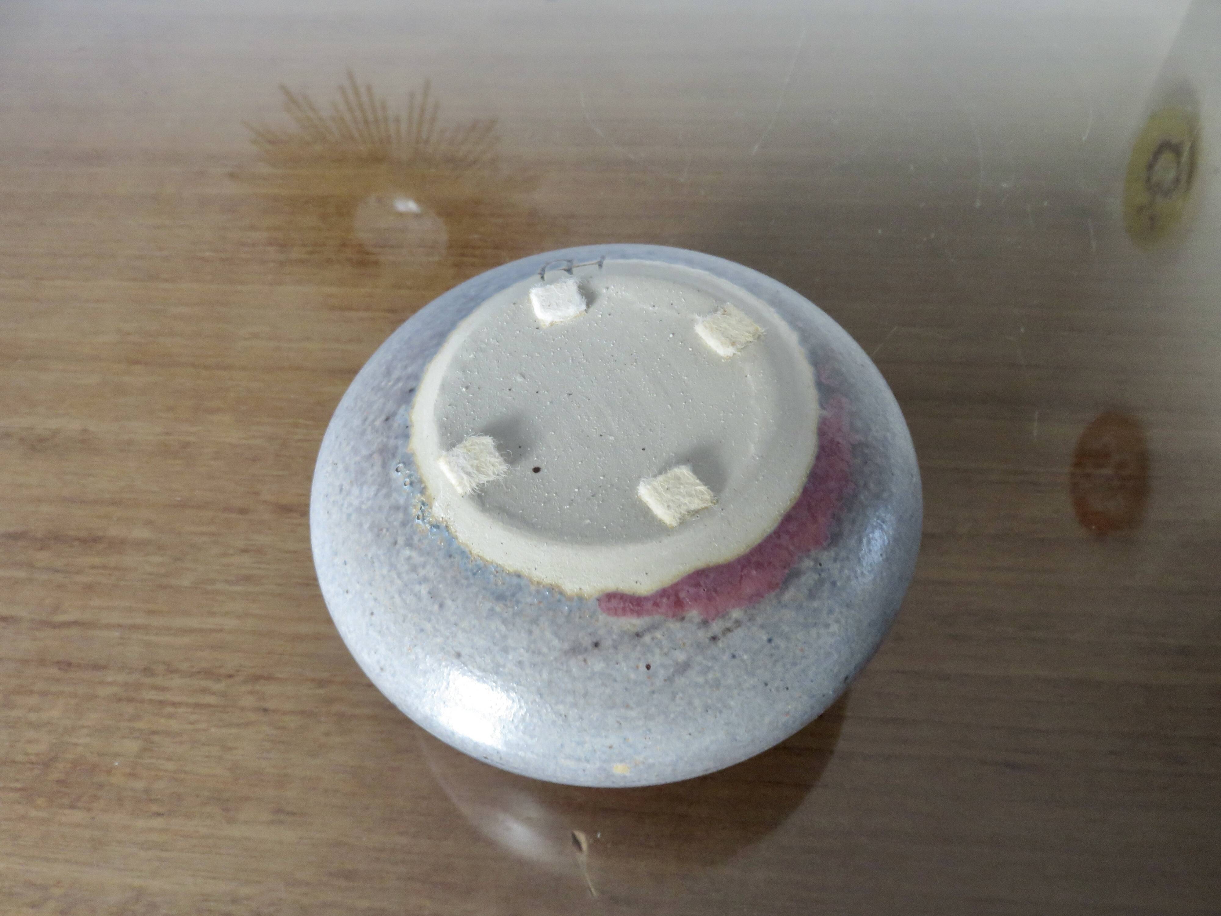 Signed ceramic vase, 50s-60s