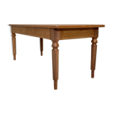 Solid wood farmhouse table