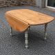Table de ferme ronde à volets en bois massif – Ø 130 cm