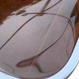 6 chaises pliantes en Plexiglas fumé et métal chrome Chaisor 1970