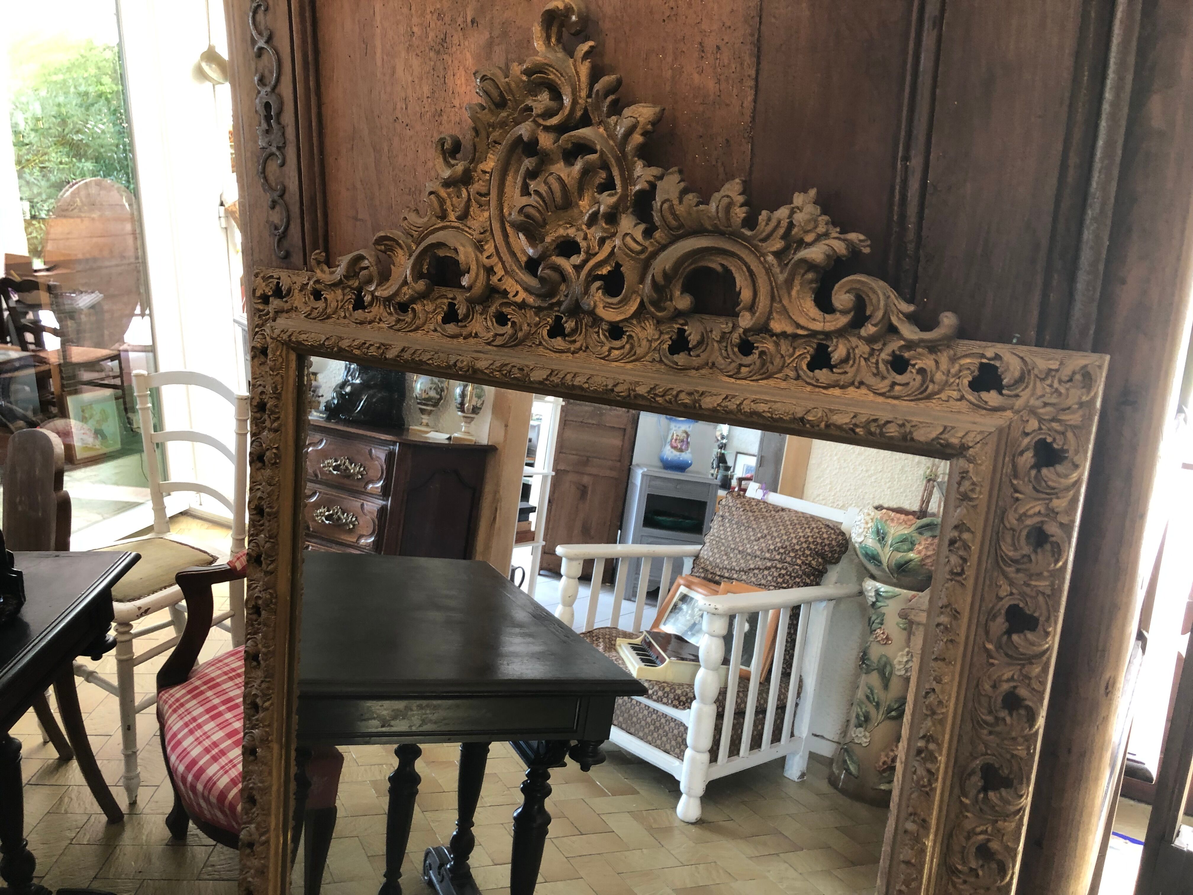 Golden mirror - 150x70