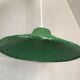 Suspension rotin tresse vert