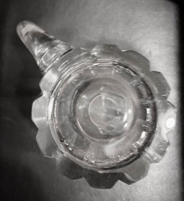Broc ou pichet a eau en cristal