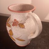 Vintage Gargoulette pitcher Autumn foliage patterns