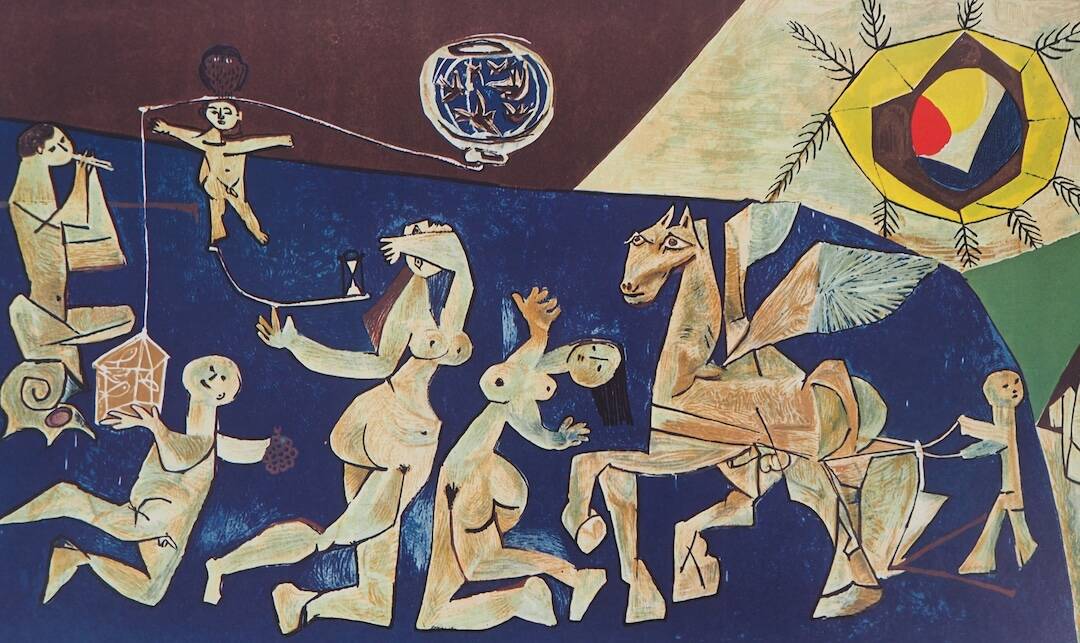 Pablo Picasso: Peace - Color Lithograph