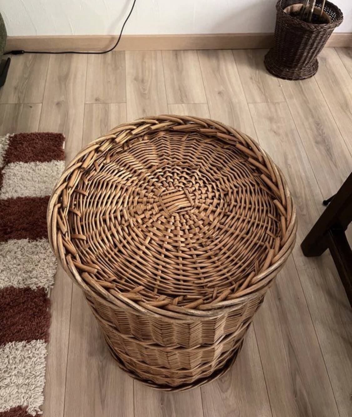 Grand panier / Grande panière osier