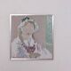 Swedish Oil on Panel “Portrait of Woman” by Rune Persson Vintage& Framed 31×30cm