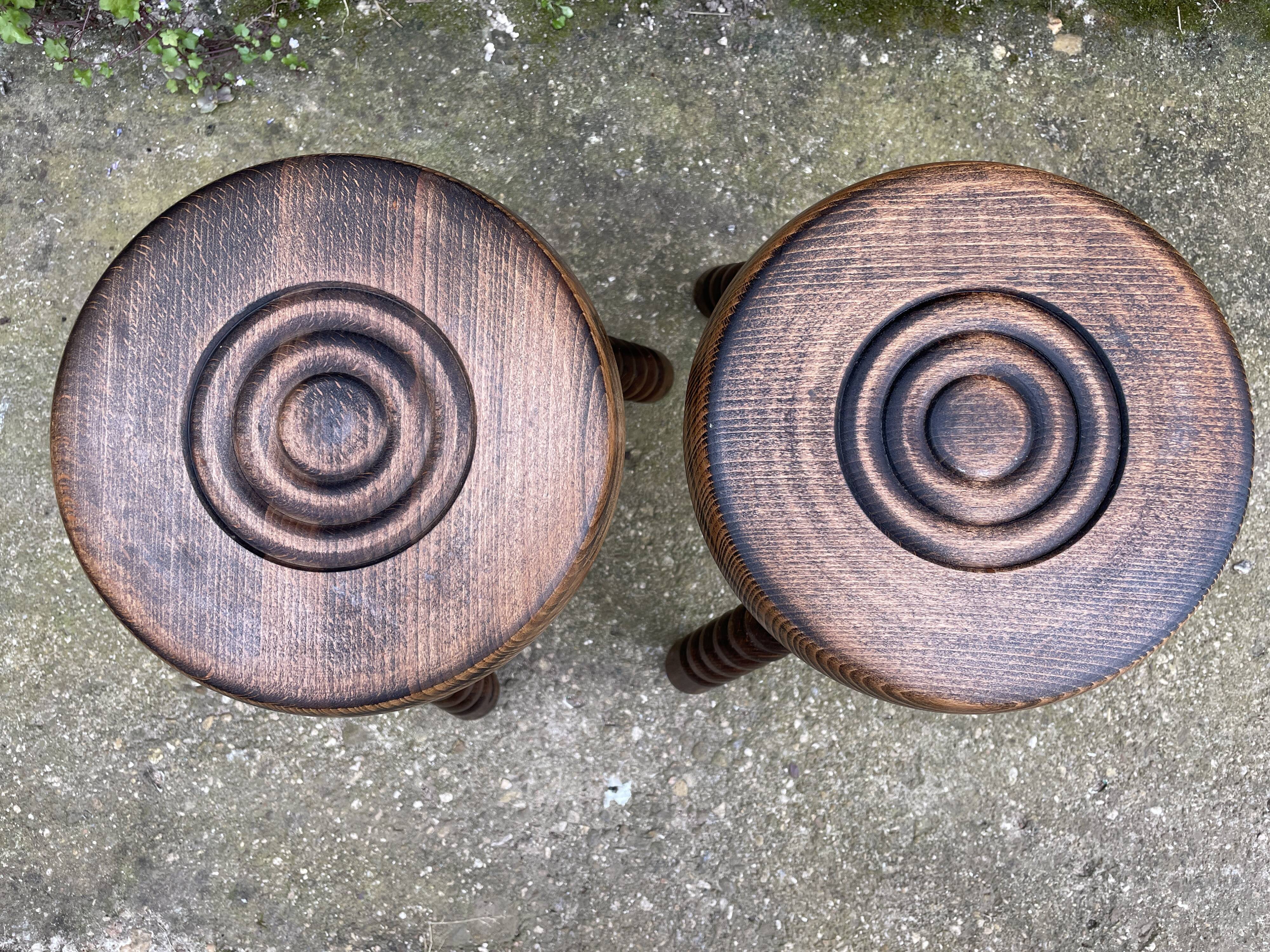 Pair of milking stools 1920