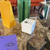 Studio Opi, White space age mod. Ikebana A ceramic vase / ashtray, Gabbiane