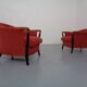 Set of Progetti Lounge Chairs by Umberto Asnago for Giorgetti, 1980s, Set of 2