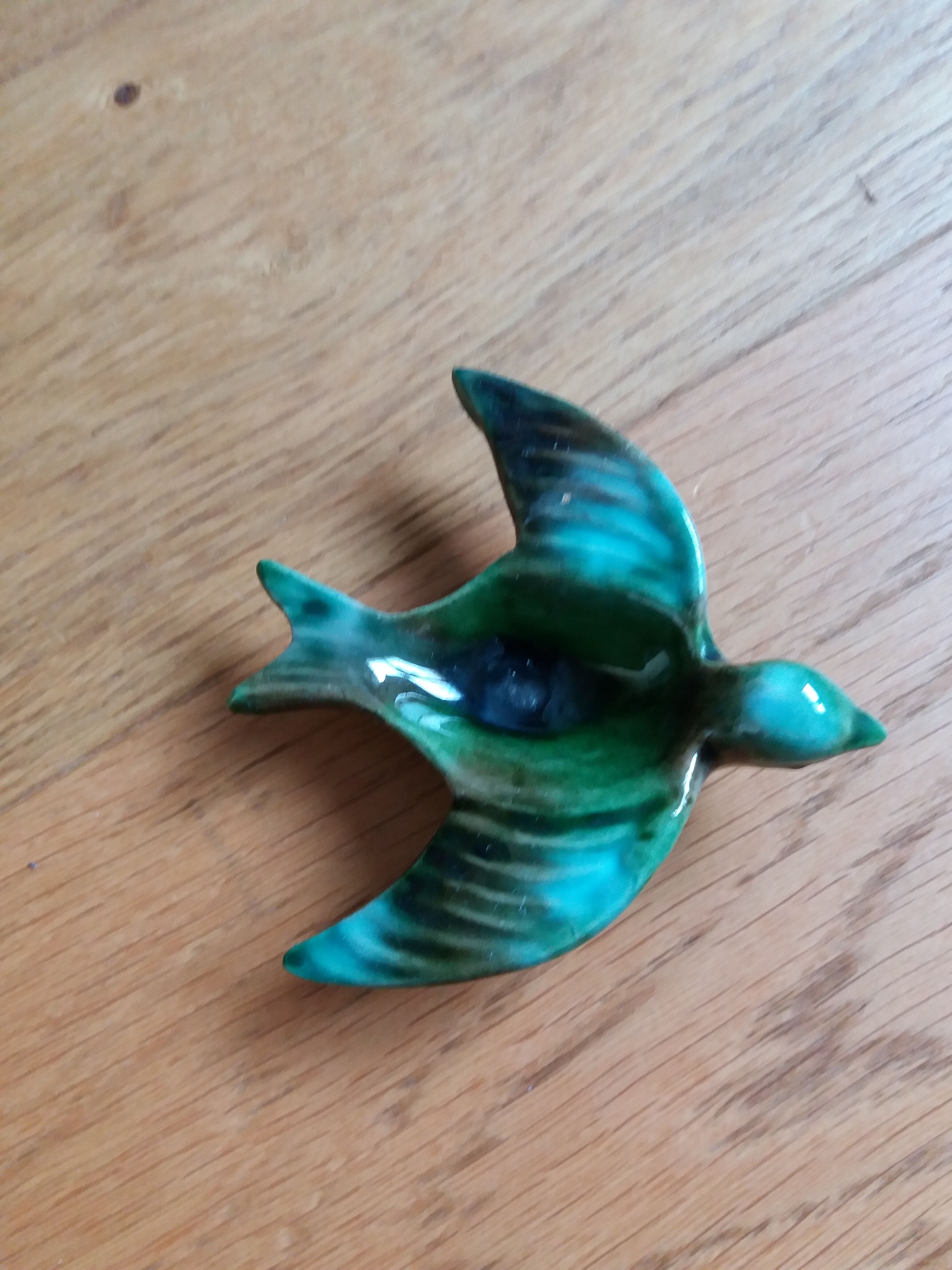 Ashtray Vallauris swallow bird