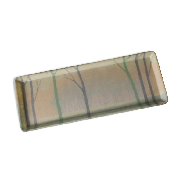 Plateau fibre de verre décor automnal — Beyit