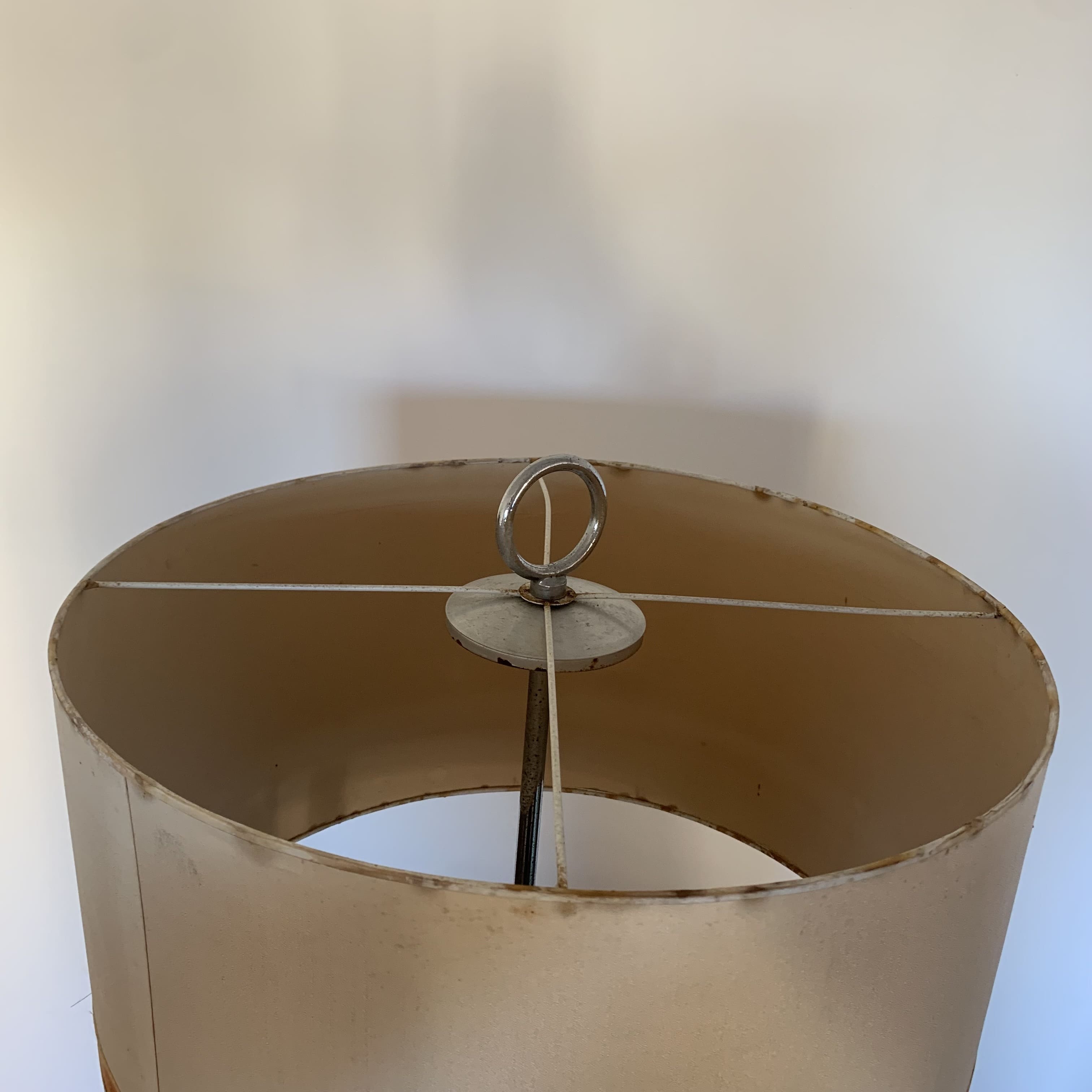 Vintage chrome floor lamp