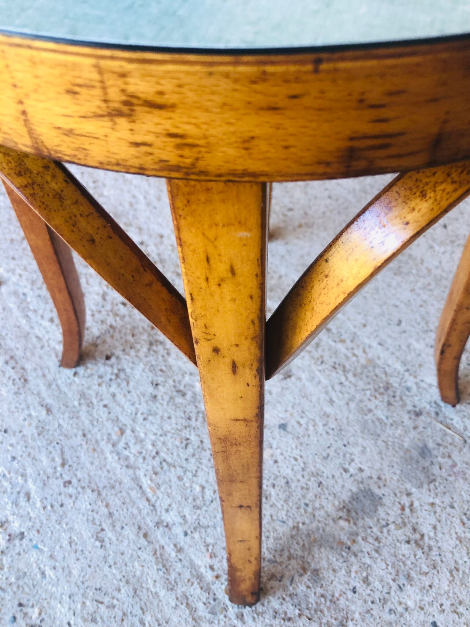 Vintage "Model 92" stool by Baumann, 1950's