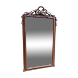 Louis Philippe period mirror with pediment  85x153cm
