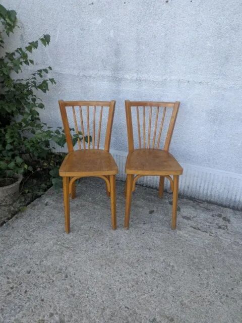 Pair of bistro chairs