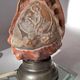 Old shell-shaped night lamp carved in cameo, Art Deco.