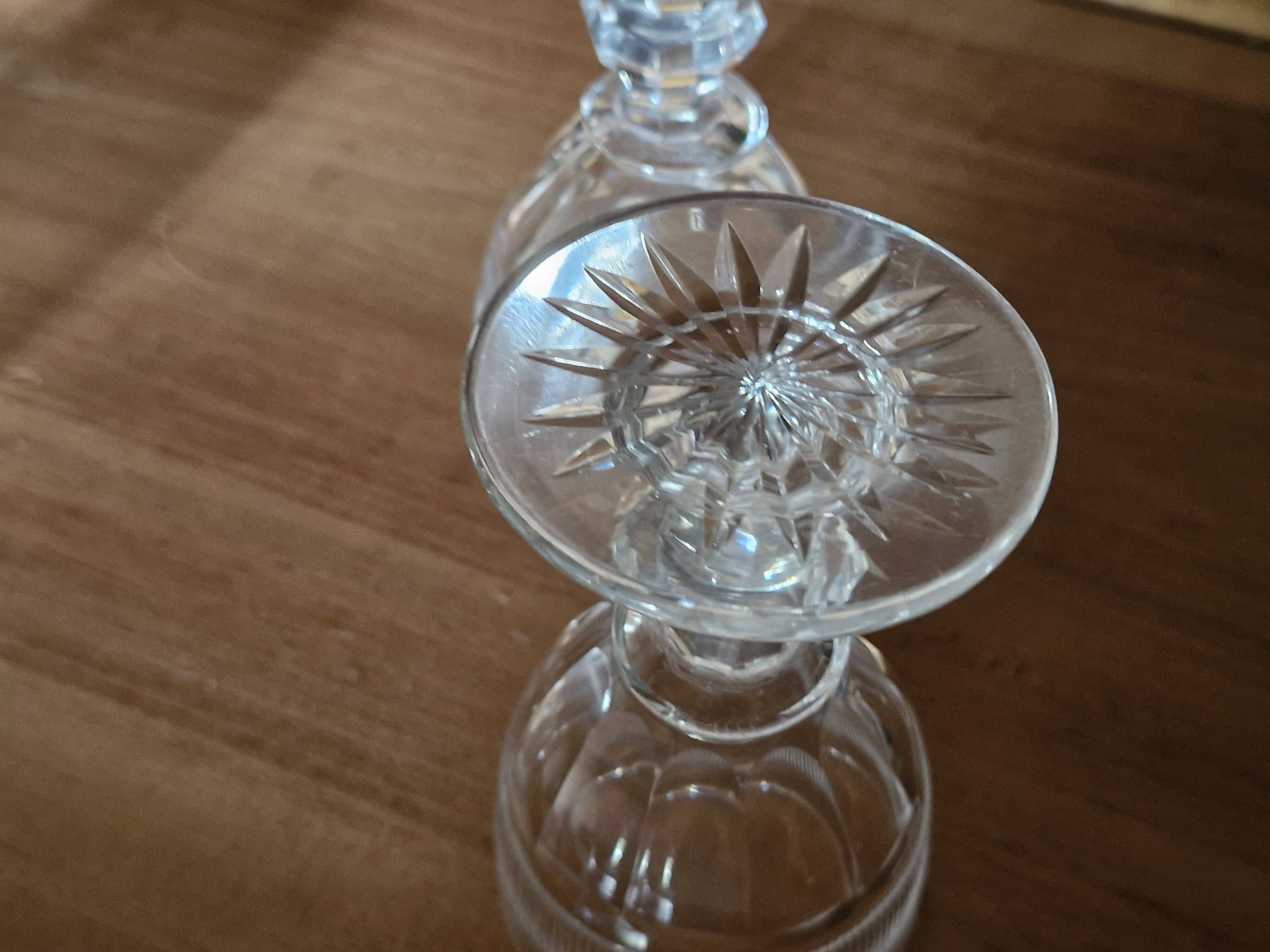 7 Verres à Vin Blanc/Porto Baccarat 1841