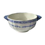 Bowl Gien 1910 old iron earth with ears - vintage