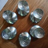 6 stainless steel ice cream cups