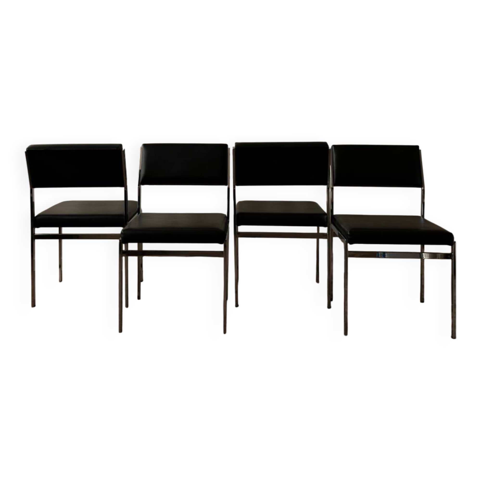 4 chaises de salle à manger néerlandaises Pastoe SM07 par Cees Braakman