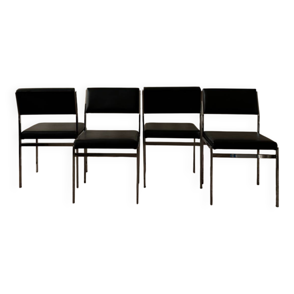 4 chaises de salle à manger néerlandaises Pastoe SM07 par Cees Braakman — Beyit