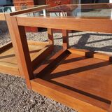 Glass top side tables