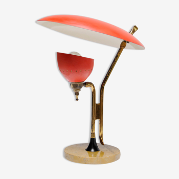Lampe de table italienne du milieu du siècle par oscar torlasco pour lumen milano, années 1950