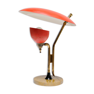 Mid-Century Italian Table Lamp by Oscar Torlasco for Lumen Milano, 1950s