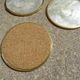 Series of 12 vintage mother-of-pearl coasters