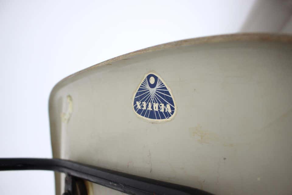 Set of 4 fiberglass dining chairs  Czechoslovakia, 1960