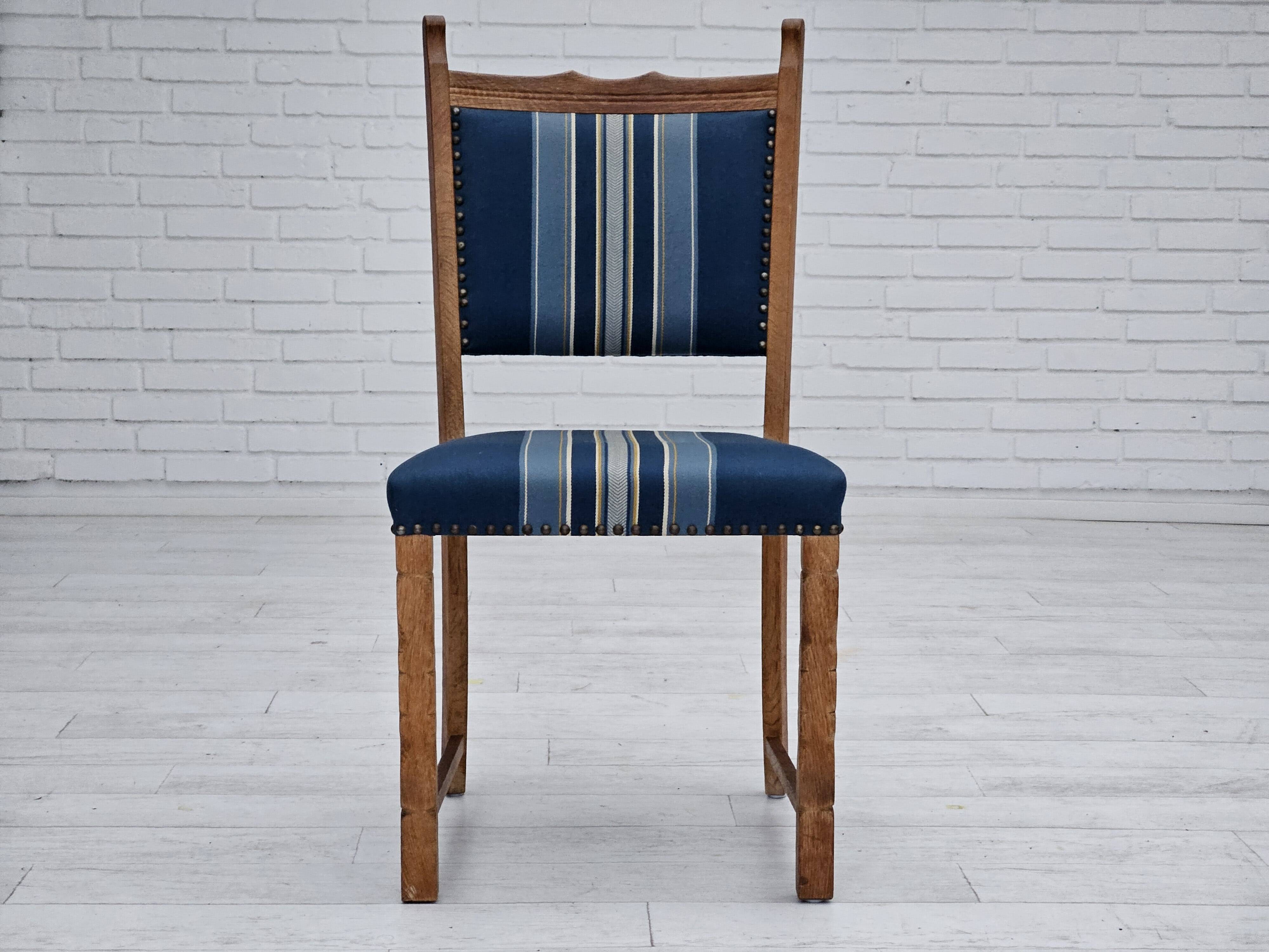 1970s, set of Danish dinning chairs, original good condition.