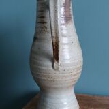 Stoneware pitcher signed Jean Tessier, Atelier Le Cep
