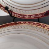 10 Ceranord porcelain dessert plates
