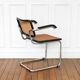 Fauteuil Cesca B64 Breuer Made in Italy - Cannage de l'assise refait